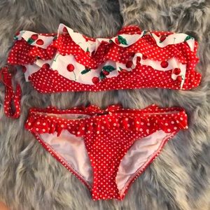 Juicy Couture Red Cherry Bikini Bathing suit